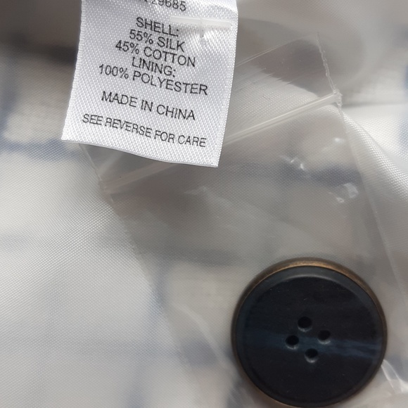 Pendleton silk and cotton light weight blazer 12 - Picture 3 of 4